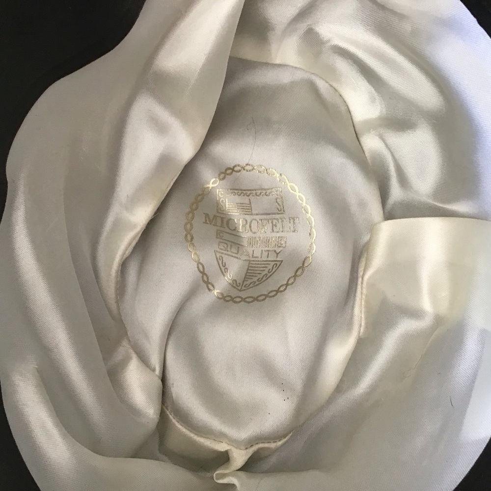 Vintage Microfelt Wool Fedora. “Edgar~Desoto”. View 6